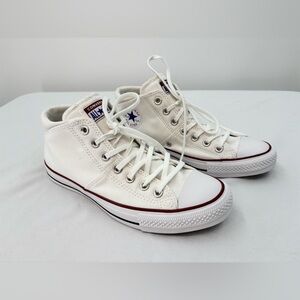 Like new Converse Chuck Taylor All Star Madison Mid Women's Shoes White 10
